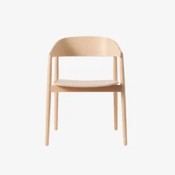 Andersen Furniture AC2 Stol Hvidpigmenteret Mat Lakeret Bøg^ Stue|Stole