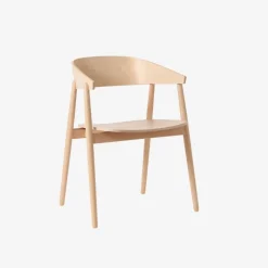 Andersen Furniture AC2 Stol Hvidpigmenteret Mat Lakeret Bøg^ Stue|Stole