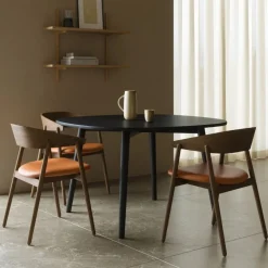 Andersen Furniture AC2 Stol Røget Mat Lakeret Bøg Cognac Læder^ Stue|Stole