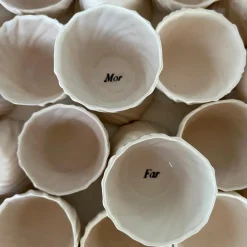 Atelier Marée Tidevandskop 'Far' Hvid^ Keramik & Porcelæn