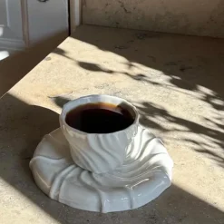 Atelier Marée Tidevandstallerken Hvid^ Køkken|Keramik & Porcelæn