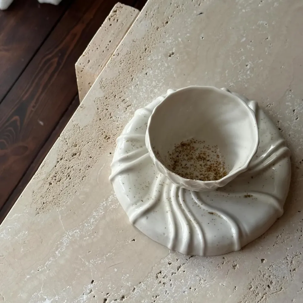 Atelier Marée Tidevandstallerken Hvid^ Køkken|Keramik & Porcelæn