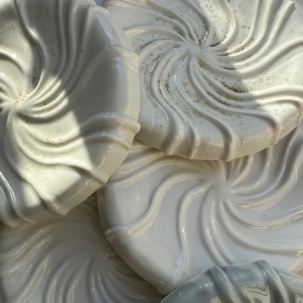 Atelier Marée Tidevandstallerken Hvid^ Køkken|Keramik & Porcelæn