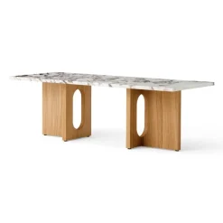 Audo Copenhagen Androgyne Lounge Table Oak / Calacatta Viola^ Stue|Borde