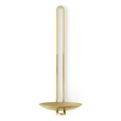 Audo Copenhagen Clip Wall Tealight Candle Holder Brass^ Andet Boligtilbehør|Lysestager