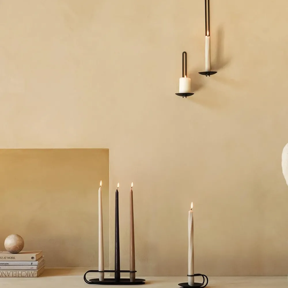 Audo Copenhagen Clip Wall Candle Holder Black^ Andet Boligtilbehør|Lysestager