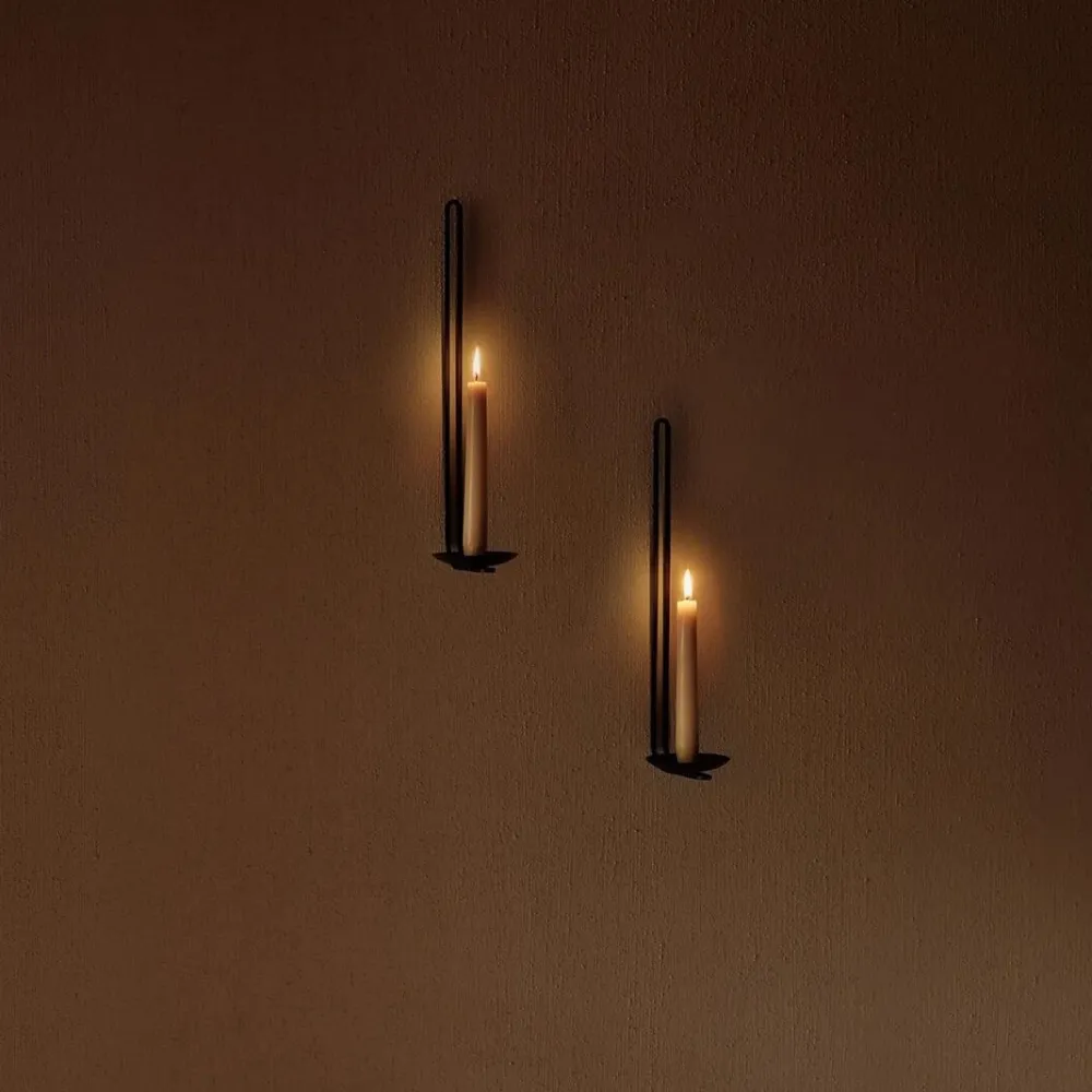 Audo Copenhagen Clip Wall Candle Holder Black^ Andet Boligtilbehør|Lysestager