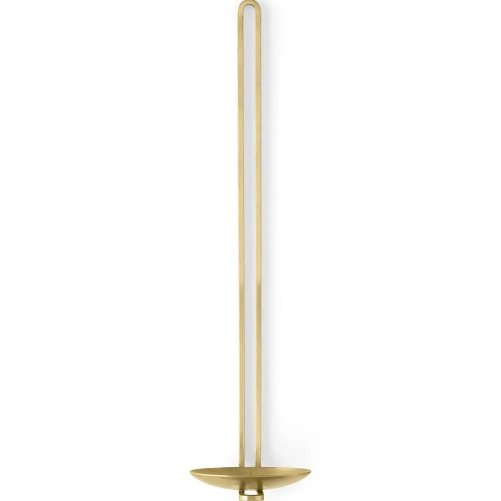 Audo Copenhagen Clip Wall Candle Holder Brass^ Andet Boligtilbehør|Lysestager