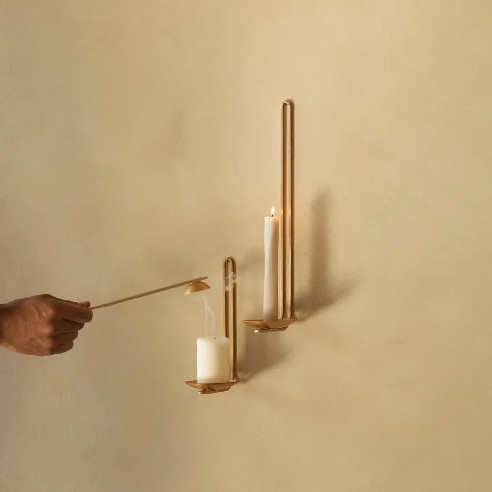 Audo Copenhagen Clip Wall Candle Holder Brass^ Andet Boligtilbehør|Lysestager