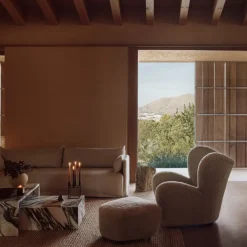 Audo Copenhagen Den Trætte Mand Fåreskind Moonlight/Røget Eg^ Stue|Stole