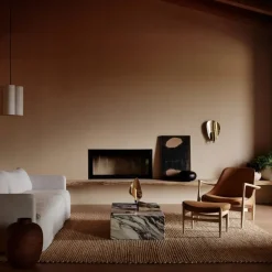 Audo Copenhagen Flambeau Lysestage Væg Messing H40^ Stue|Andet Boligtilbehør