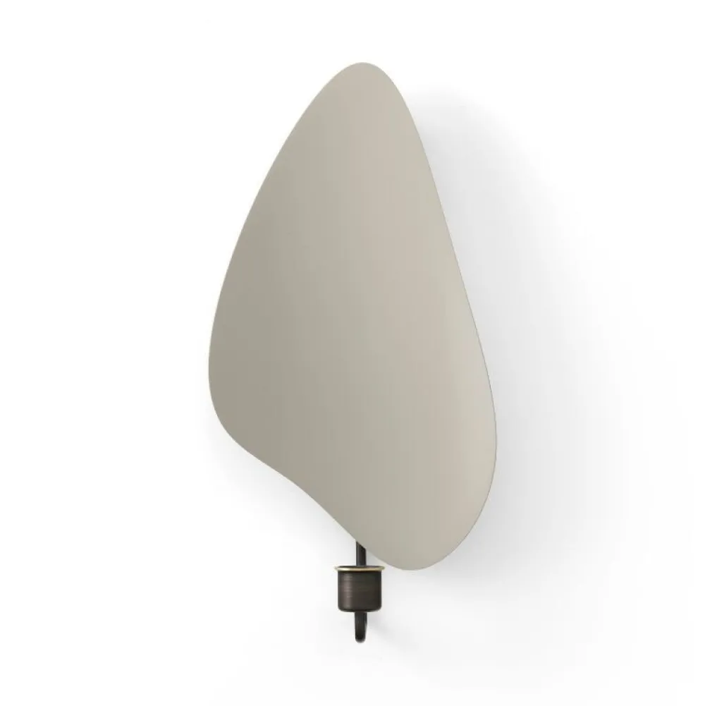 Audo Copenhagen Flambeau Lysestage Væg Grå H34^ Andet Boligtilbehør|Lysestager