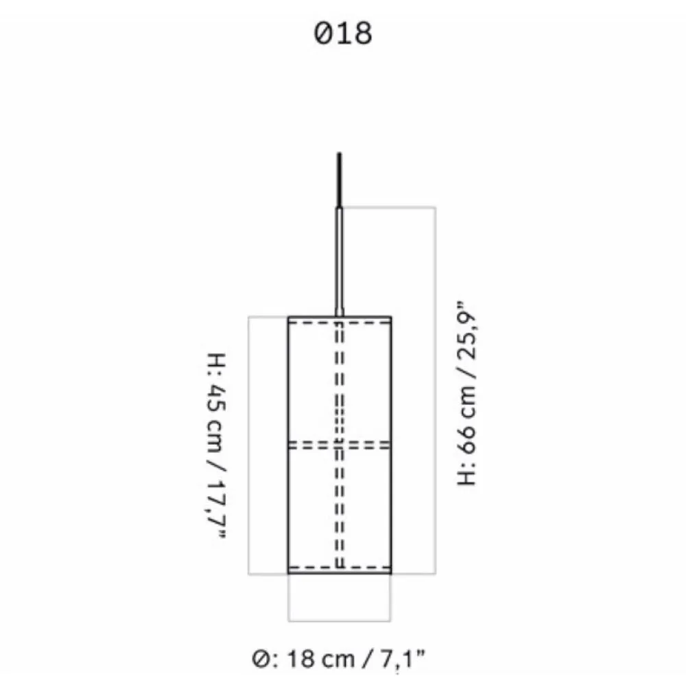 Audo Copenhagen Hashira Pendel Single Small Raw^ Pendler