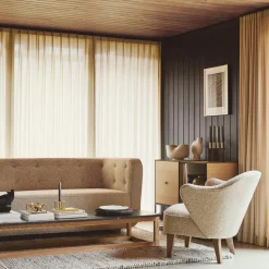 Audo Copenhagen Ingeborg Med Fodskammel Sacho Zero 1/Røget Eg^ Stole|Stue