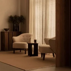 Audo Copenhagen Ingeborg Med Fodskammel Sacho Zero 1/Røget Eg^ Stole|Stue