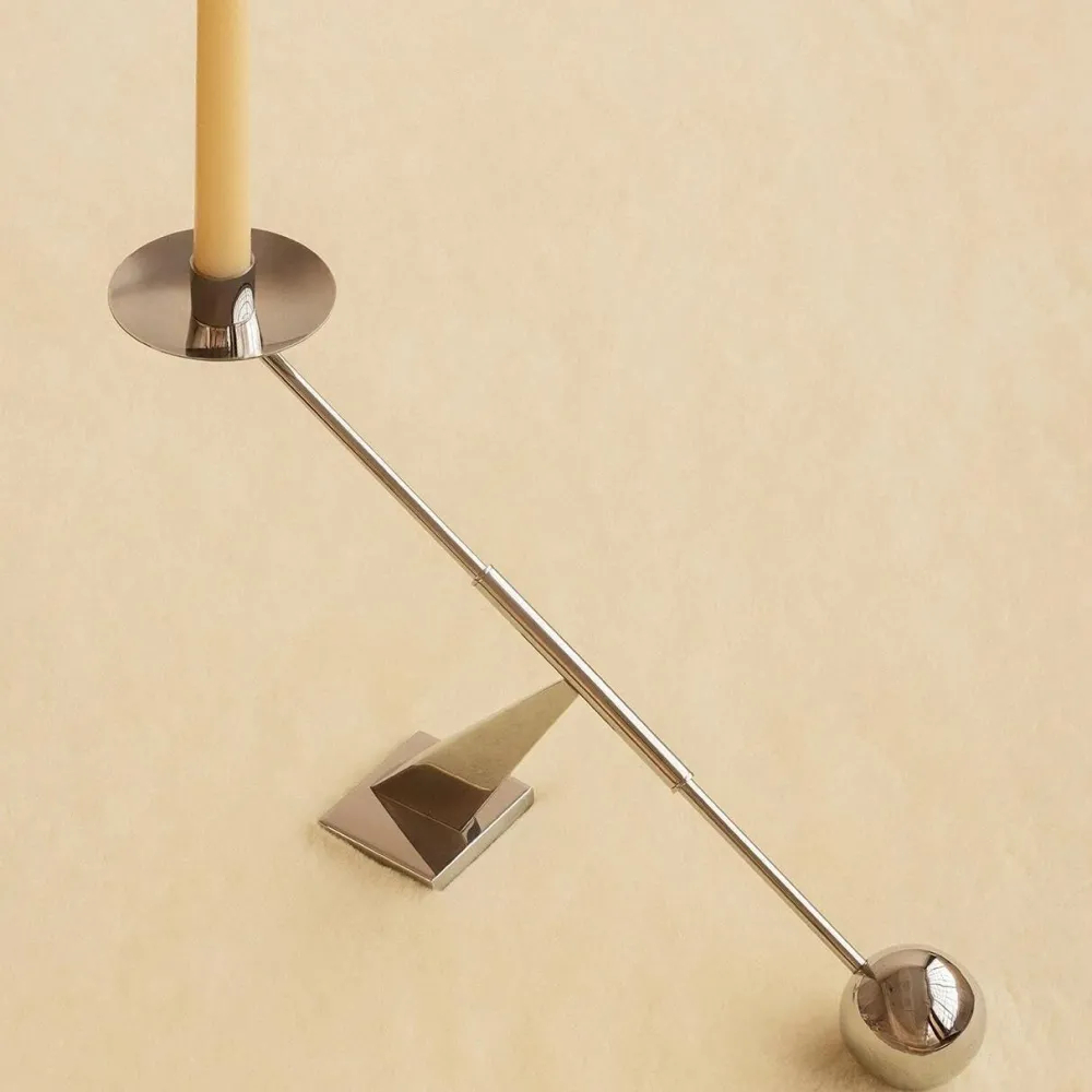 Audo Copenhagen Interconnect Candle Holder Stainless Steel Small^ Lysestager