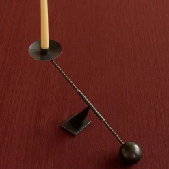 Audo Copenhagen Interconnect Candle Holder Bronzed Brass Small^ Andet Boligtilbehør|Lysestager