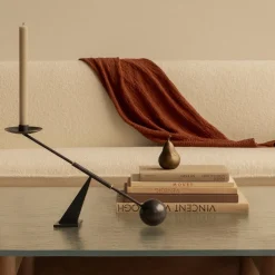 Audo Copenhagen Interconnect Candle Holder Bronzed Brass Small^ Andet Boligtilbehør|Lysestager