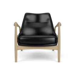 Audo Copenhagen The Seal Lounge Chair Eg / Sort Dakar Læder^ Stue|Stole