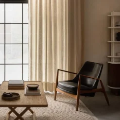 Audo Copenhagen The Seal Lounge Chair Eg / Sort Dakar Læder^ Stue|Stole