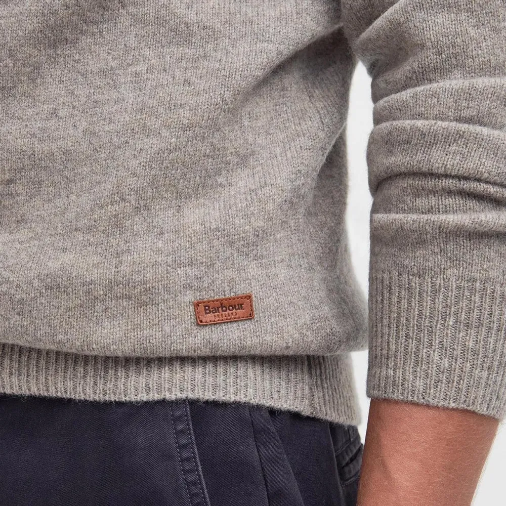 Barbour Essential Crew-Neck Jumper Stone^ Overdele