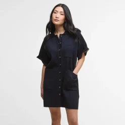 Barbour Grace Knitted Midi Dress Navy^Dame Overdele