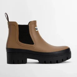 Barbour Halton Ankle Wellingtons Military Brown/Black^Dame Sko