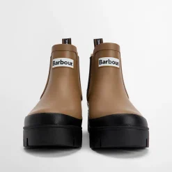 Barbour Halton Ankle Wellingtons Military Brown/Black^Dame Sko