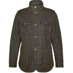 Barbour Ogston Waxed Jacket Olive^ Overtøj