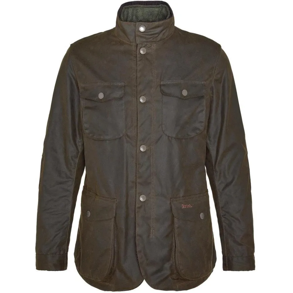Barbour Ogston Waxed Jacket Olive^ Overtøj