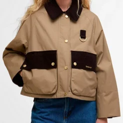 Barbour Phoebe Casual Jacket Military Brown^Dame Overtøj