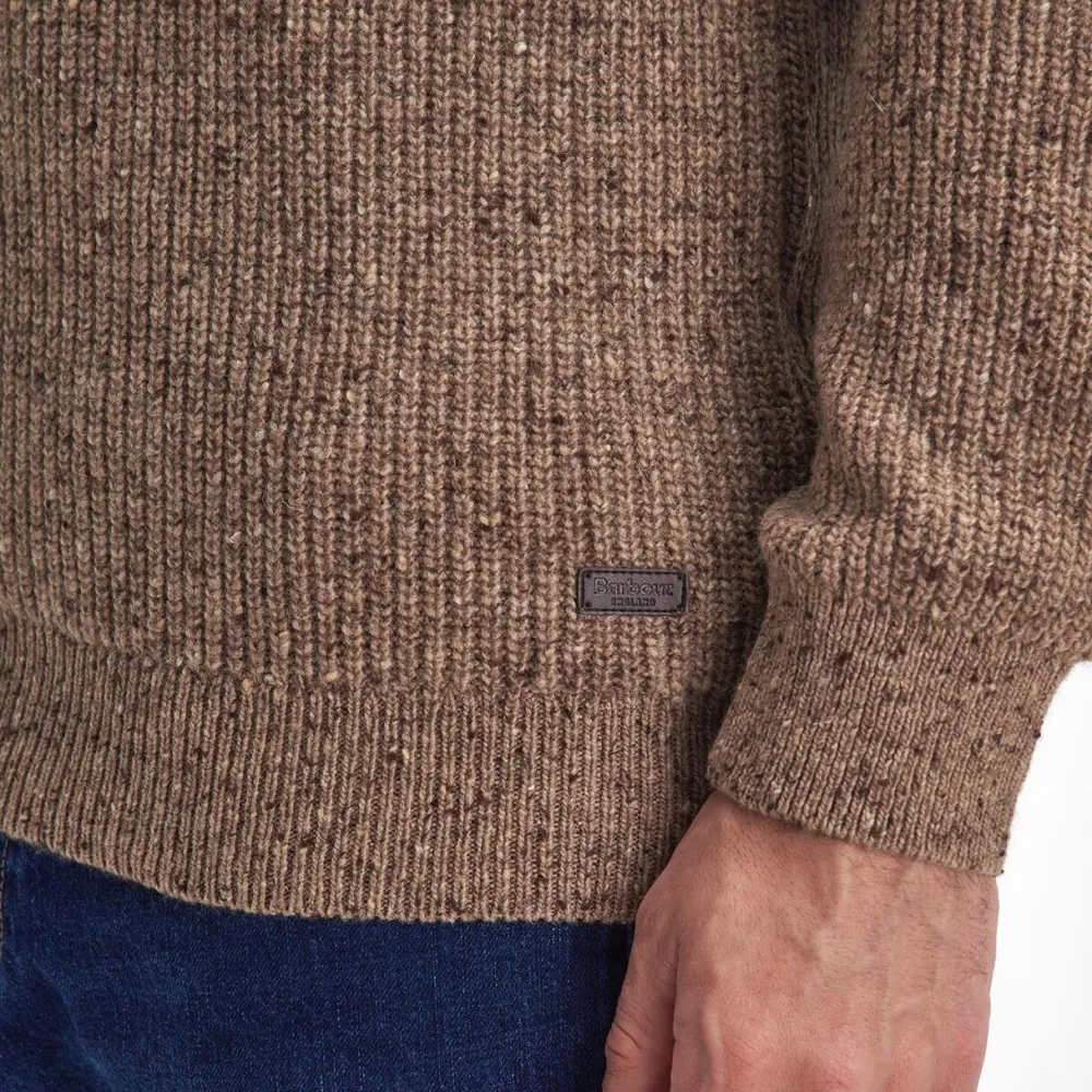 Barbour Raisthorpe Crew Neck Jumper Stone^ Overdele