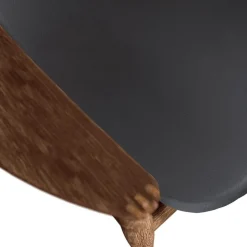 Bent Hansen Asger Loungestol Eg/Røget Sort Zenso 2 Læder^ Stole|Stue