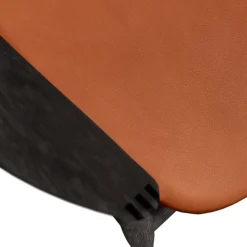 Bent Hansen Asger Loungestol Sortlakeret Eg Cognac Zenso 2 Læder^ Stole|Stue