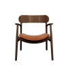 Bent Hansen Asger Loungestol Eg/Røget Cognac Zenso 2 Læder^ Stole|Stue