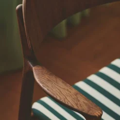 Bent Hansen Asger Spisebordsstol Eg/Røget Sort Zenso 2 Læder^ Stole|Stue