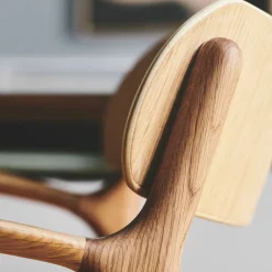 Bent Hansen Asger Spisebordsstol Eg/Olie Sort Zenso 2 Læder^ Stole|Stue