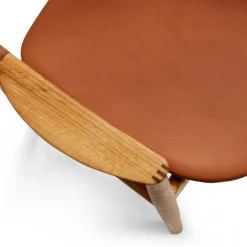 Bent Hansen Asger Spisebordsstol Eg/Olie Cognac Zenso 2 Læder^ Stole|Stue