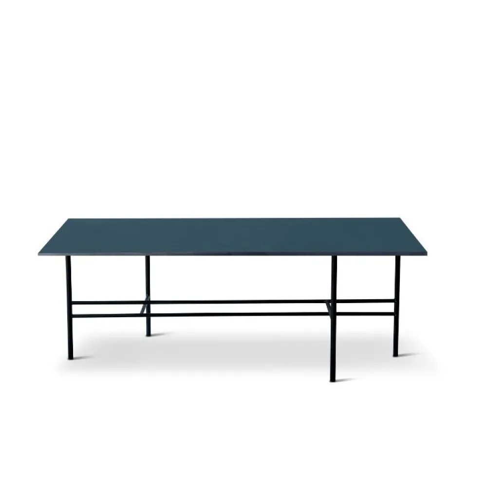 Bent Hansen Metro Sofabord L108 Smokey Blue Linoleum^ Borde|Stue