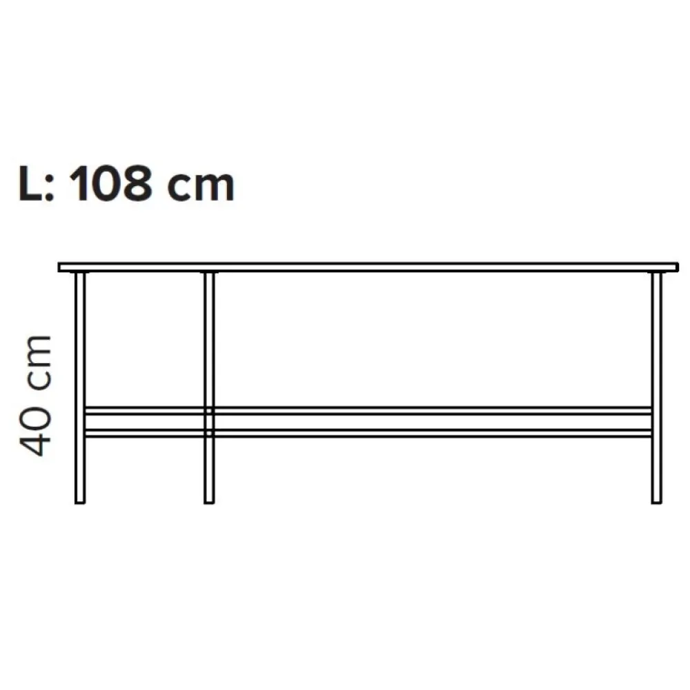 Bent Hansen Metro Sofabord L108 Conifer Grøn Linoleum^ Borde|Stue