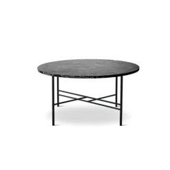 Bent Hansen Metro Sofabord Ø80 Sort Marmor^ Borde|Stue