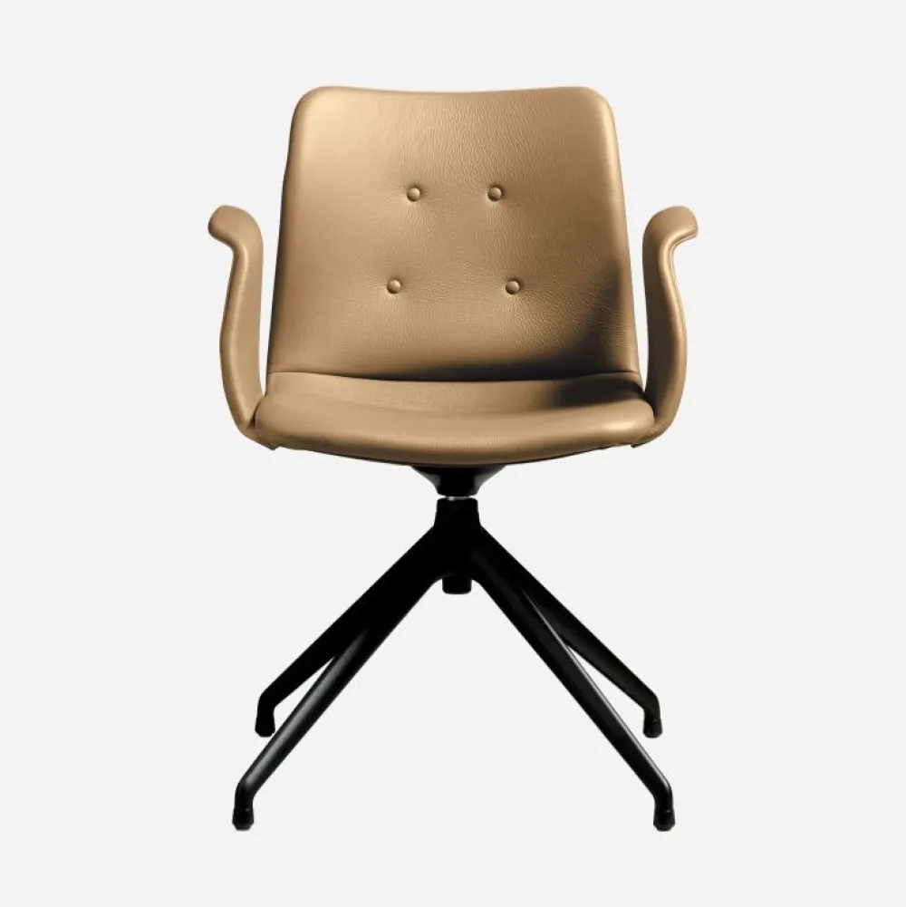 Bent Hansen Primum Armstol Sort Stel Zenso 261 Læder^ Stue|Kontor