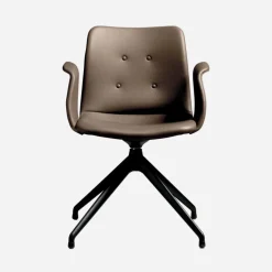 Bent Hansen Primum Armstol Sort Stel Zenso 292 Læder^ Stue|Kontor