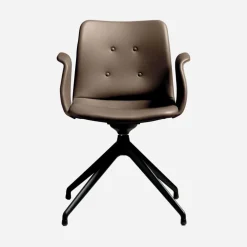 Bent Hansen Primum Armstol Sort Stel Zenso 292 Læder^ Stue|Kontor