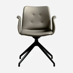 Bent Hansen Primum Armstol Sort Stel Zenso 214 Læder^ Stue|Kontor