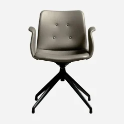 Bent Hansen Primum Armstol Sort Stel Zenso 214 Læder^ Stue|Kontor