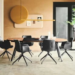 Bent Hansen Primum Armstol Sort Stel Zenso 214 Læder^ Stue|Kontor