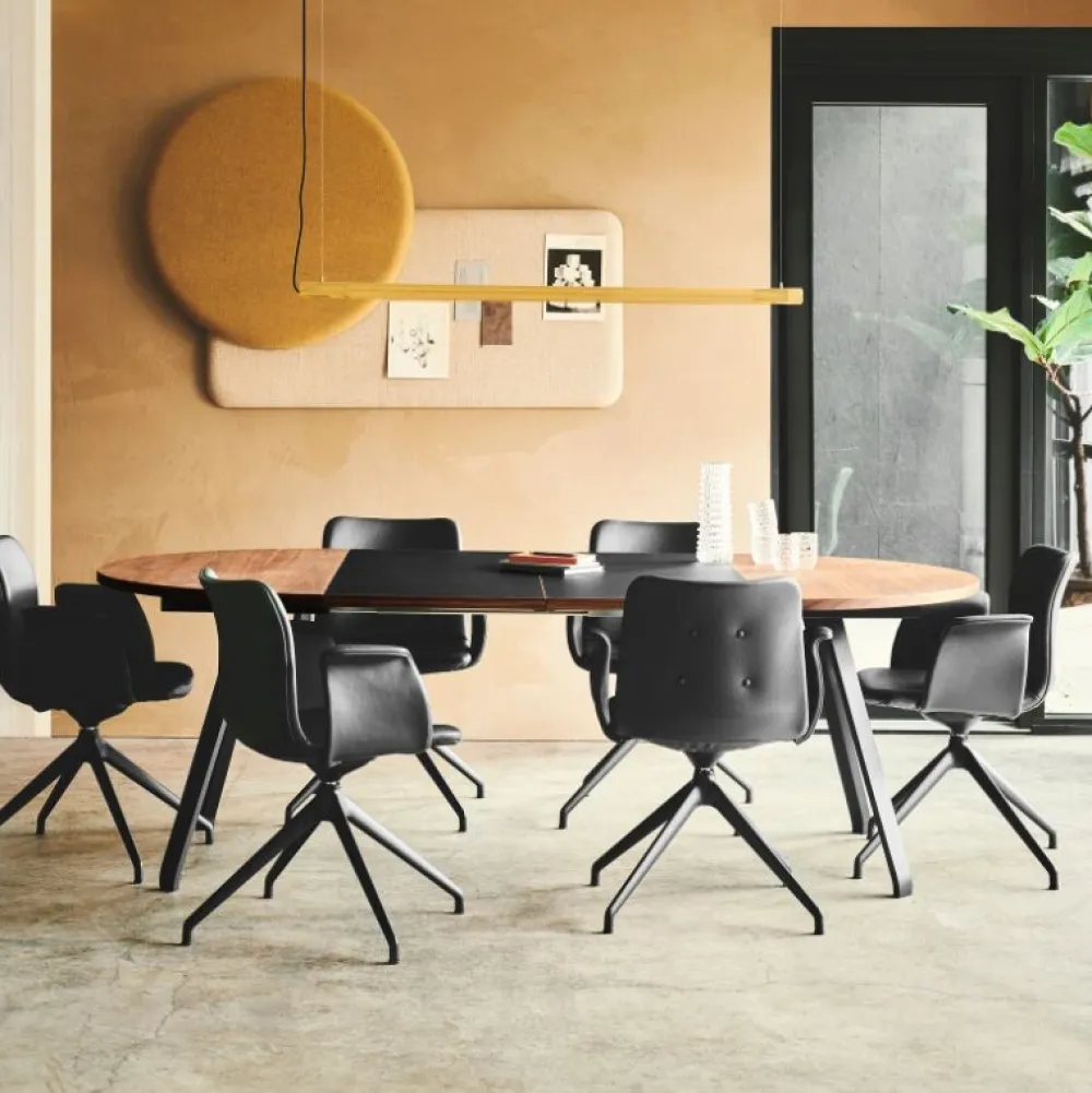 Bent Hansen Primum Armstol Sort Stel Zenso 207 Læder^ Stue|Kontor