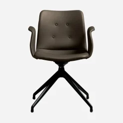 Bent Hansen Primum Armstol Sort Stel Zenso 230 Læder^ Stue|Kontor