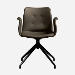 Bent Hansen Primum Armstol Sort Stel Zenso 230 Læder^ Stue|Kontor